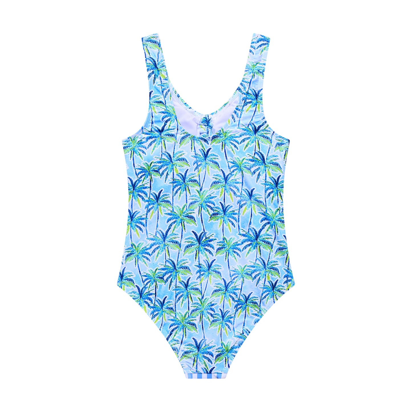 Big Girls Palm Paradise - Cinch Bra Cutout One Piece