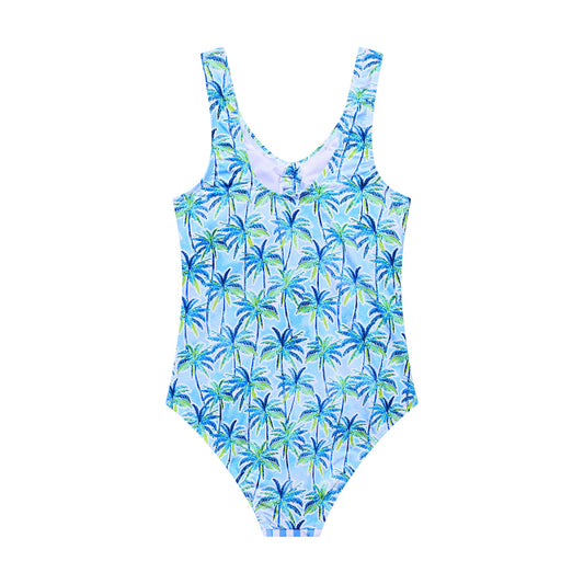 Big Girls Palm Paradise - Cinch Bra Cutout One Piece