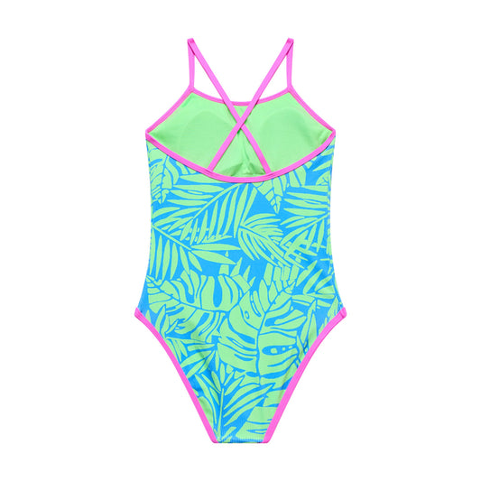 Big Girls Palm Beach - X-Back One Piece