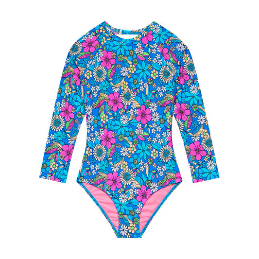 Big Girls Electric Ave - Long Sleeve Rash Suit