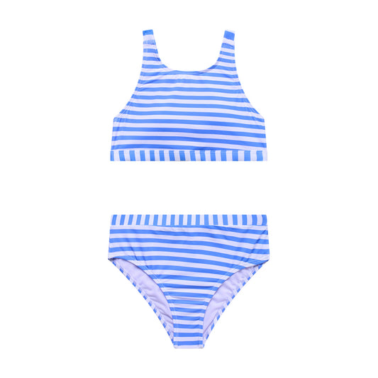 Big Girls Palm Paradise - High neck Bra and Banded High Waist Bottom