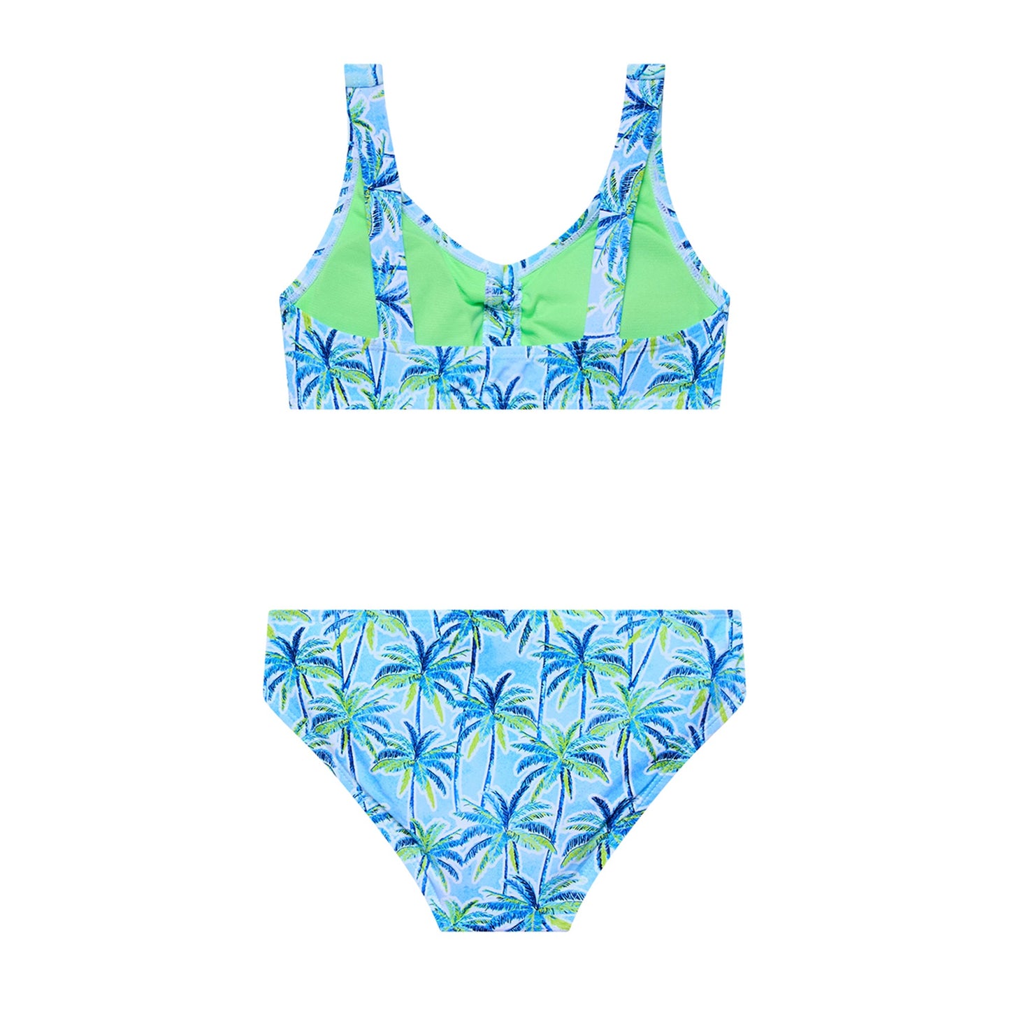 Big Girls Palm Paradise - Bralette and Hipster Bottom