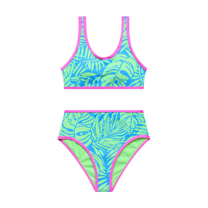 Big Girls Palm Beach - Bralette Crop and High Waist Bottom
