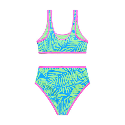 Big Girls Palm Beach - Bralette Crop and High Waist Bottom