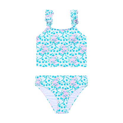 Big Girls Puff Strap - Tankini and High Waist Bottom