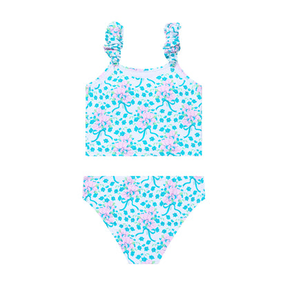 Big Girls Puff Strap - Tankini and High Waist Bottom