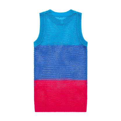 Little Girls Cover Me in Sunshine - Crochet Coverup Dress